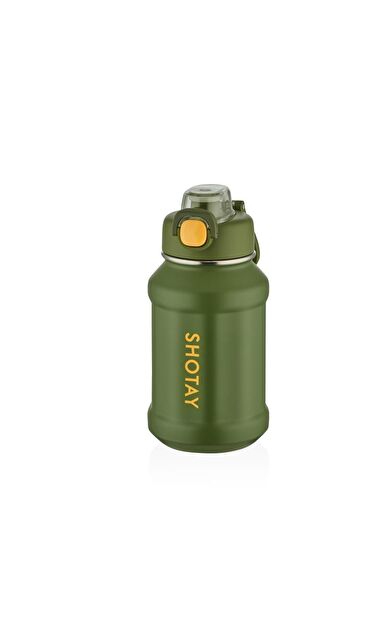 Shotay Çelik Termos Matara 720Ml Koyu Yeşil