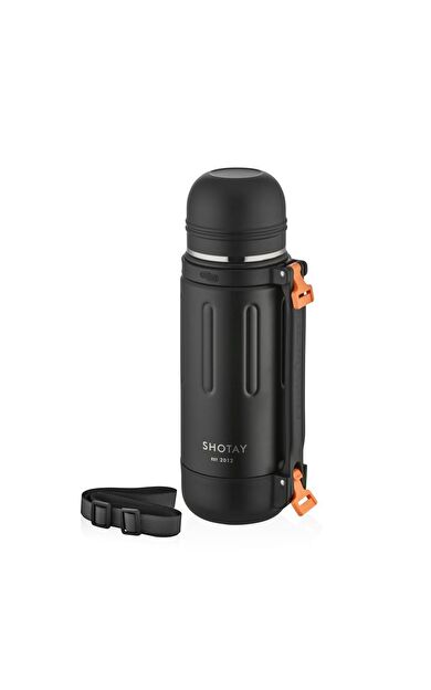Shotay Çelik Termos Take Trip 1200Ml Siyah
