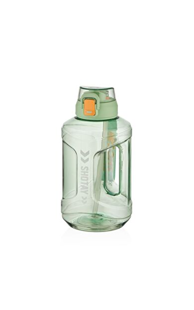 Shotay Medium Barrel Su Matarası Tritan Geniş Yeşil 1600Ml