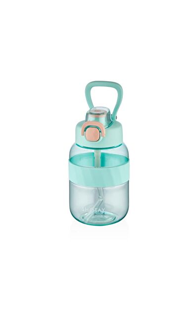 Shotay Pipetli Su Matarası Tritan Turkuaz 700Ml