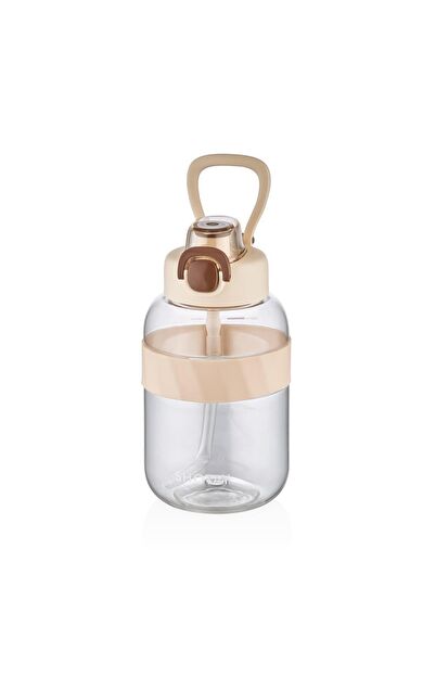 Shotay Pipetli Su Matarası Tritan Krem 1000Ml