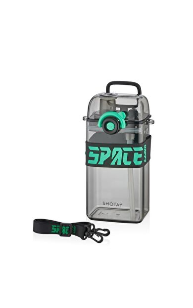 Shotay Su Matarası Space Tritan Siyah 500Ml