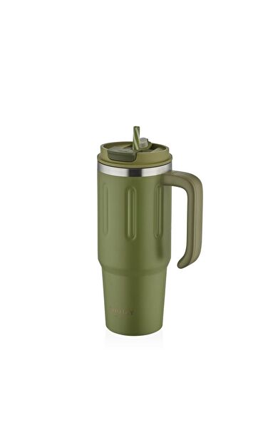 Shotay Travel Çelik Termos Mug 900Ml Yeşil