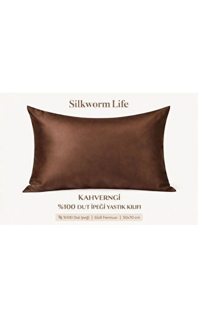Silkwormlife % 100 Saf İpek Yastık Kılıfı 1 adet ( 50 x70)
