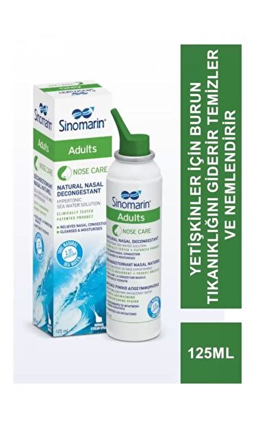 Sinomarin Adults Yetişkinler İçin Deniz Suyu 125 ml