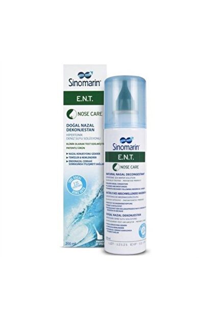 Sinomarin E.N.T. Deniz Suyu Burun Spreyi 200 ml