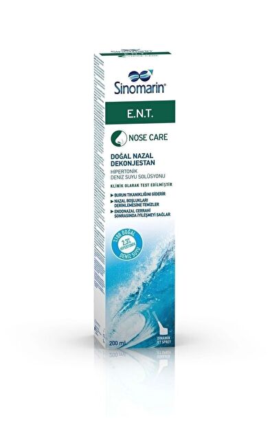 Sinomarin E.N.T. Deniz Suyu Burun Spreyi 200 ml
