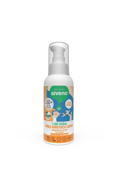Siveno %100 Doğal Güneş Koruyucu Losyon 100 ml