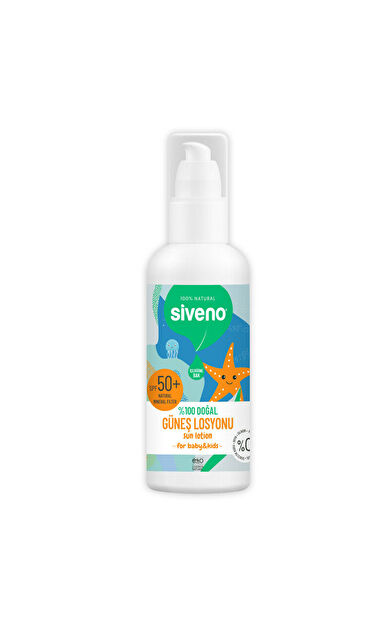 Siveno Bebek ve Çocuklar için %100 Doğal Güneş Losyonu 100 ml
