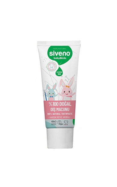 Siveno Bebek Ve Çocuklar İçin Doğal Diş Macunu 50 ml