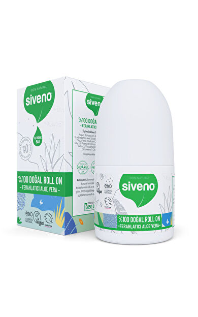 Siveno Doğal Ferahlatıcı Aloe Vera Özlü Roll-On 50 ml