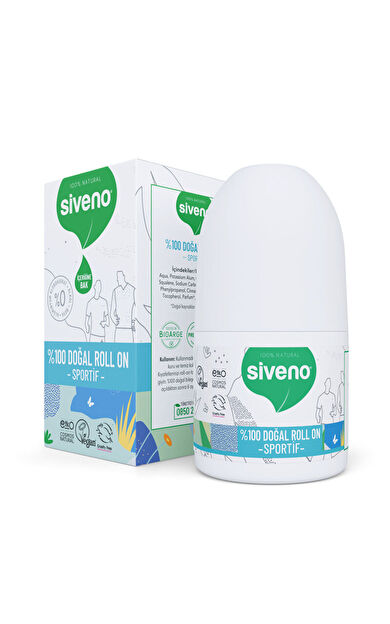 Siveno Doğal Sportive Roll-On 50 ml