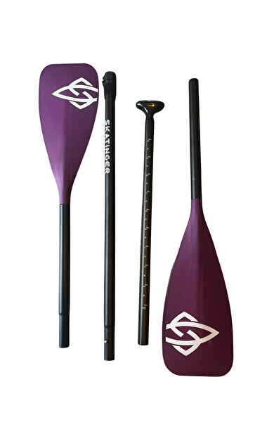 Skatinger Şişirilebilir Sup Paddle Board Çift Taraflı Kürek