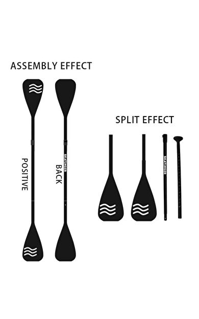 Skatinger Lethe Boards Sup Paddle Board Çift Taraflı Kürek Skatinger
