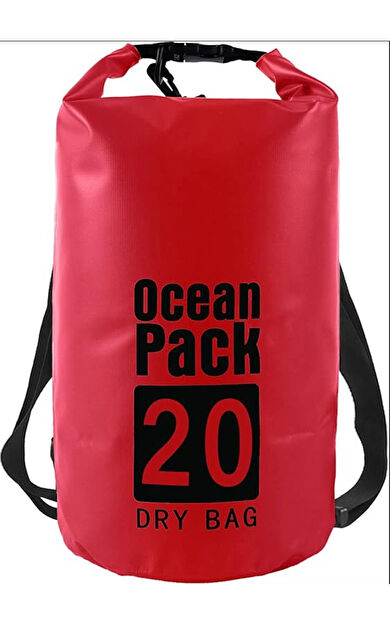 Skatinger Boards Ocean Pack Kırmızı 20 L Su Geçirmez Yüzen Çanta
