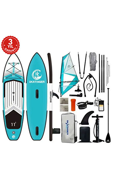 Skatinger Lethe Boards i-Rocker Yelkenli Rüzgar Sörfü Skatinger 335 x 84 x 15 cm SUP Paddle Board