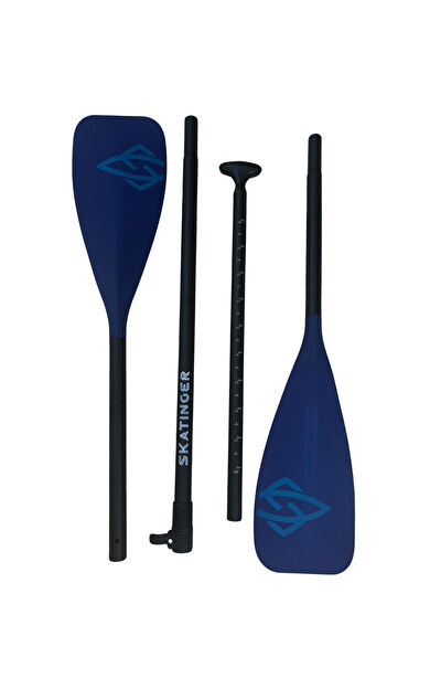 Skatinger Mavi Sup Paddle Board Çift Taraflı Kürek