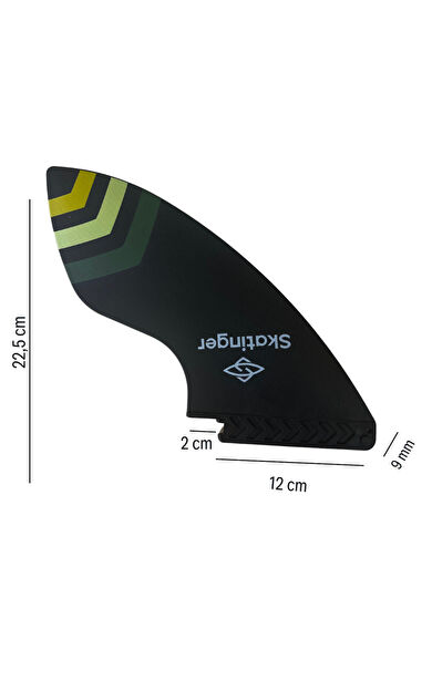 Skatinger Sup Paddle Board Renkli Fin