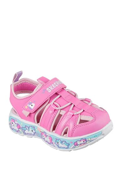 Skechers 303162N PKLP Play Scene Splash - Cute Crew Kız Çocuk Sandalet