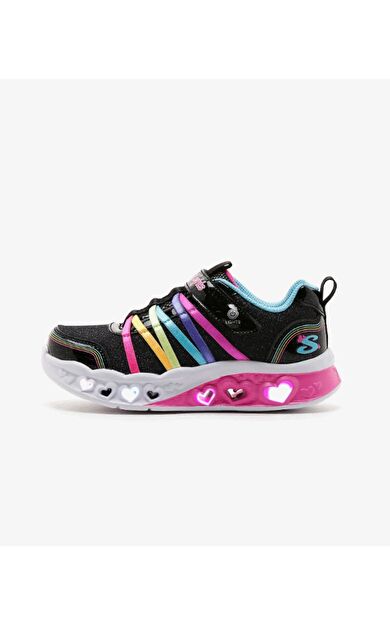 Skechers 303252L BKMT Flutter Heart Lights - Rainbow Bestie Çocuk Günlük Spor Ayakkabı
