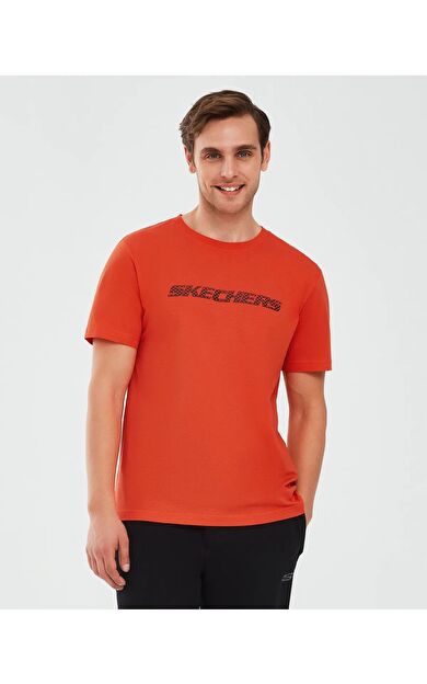 Skechers S212960-700 Graphic M Sleeve Erkek Spor Tişört