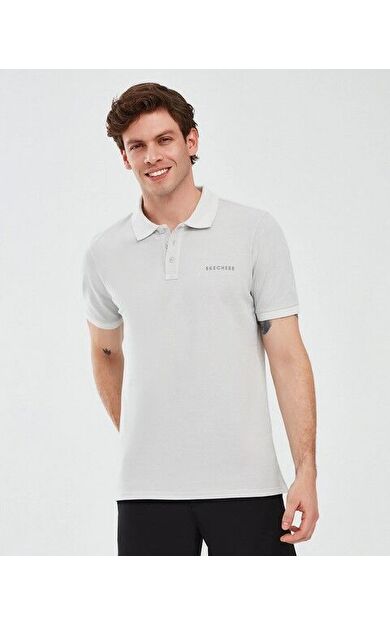 Skechers S241165-035 Organic Coll. M Sleeve Erkek Polo Tişört