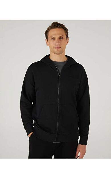 Skechers S242112-001 M Essential Full Zip Hoodie Erkek Sweatshirt