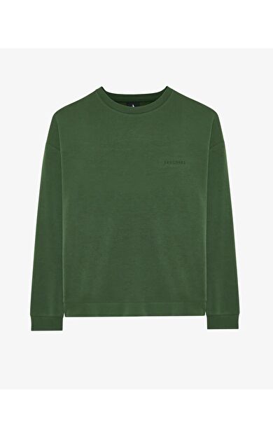 Skechers S242155-801 M Soft Touch Crew Neck Erkek Sweatshirt