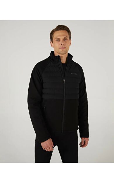 Skechers S242160-001 M Outerwear Casual Comfort Padded Erkek Spor Mont