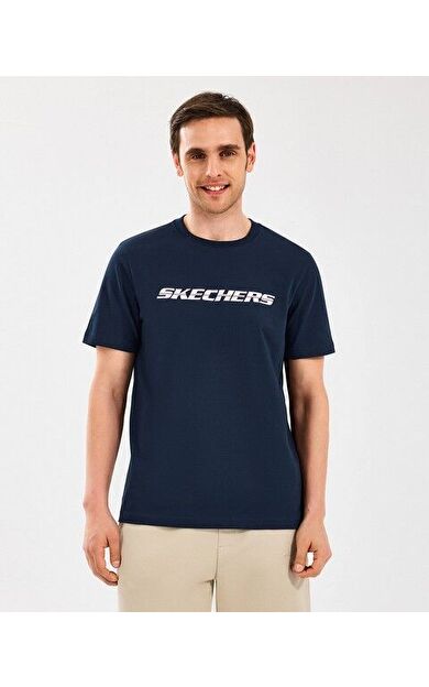 Skechers S2510169-410 M Lightweight Graphic Tee Erkek Spor Tişört