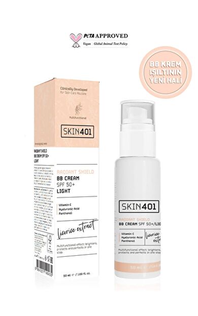Multi-Fonksiyonel Aydınlatıcı BB Krem SPF 50+ / Açık Cilt Tonu 50ml (Light Tone)