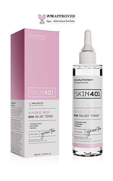 Skin401 %5 Glycolic Acid AHA Relief Toner 200 ml