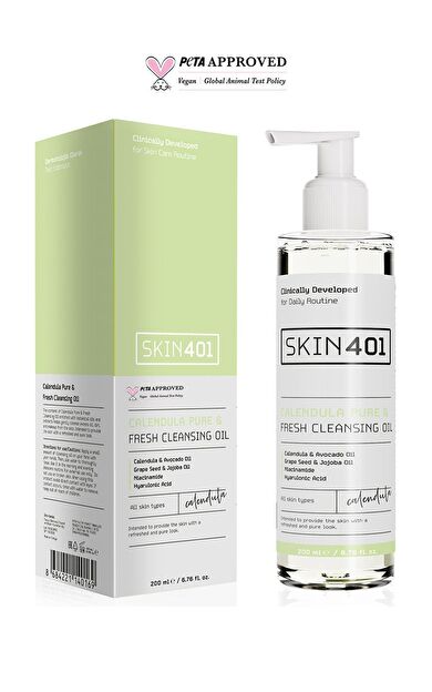 Skin401 Calendula Pure & Fresh Cleansing Oil 200 ml