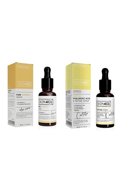 Skin401 Canlandırma ve Nemlendirici Etkili Serum Seti