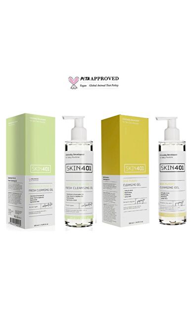 Skin401 Çift Aşamalı Temizlik Seti Karma ve Yağlı Ciltler