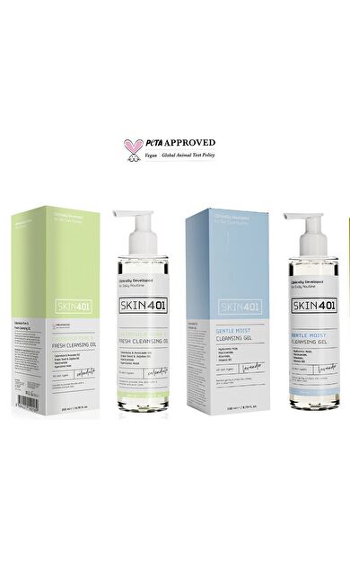 Skin401 Çift Aşamalı Temizlik Seti Tüm Cilt Tipleri