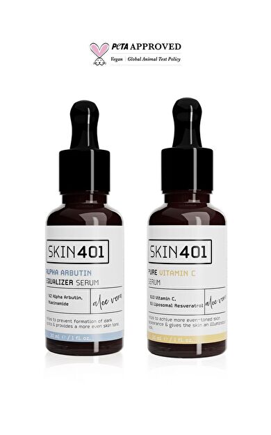 Skin401 Cilt Aydınlatmaya Yardımcı Serum Seti
