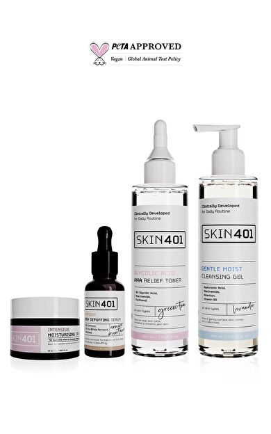 Skin401 Gece Bakım Rutini (Tum Cilt Tipleri)
