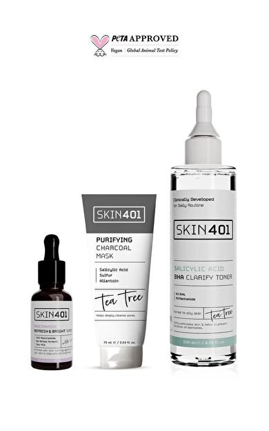 Skin401 Gözenek ve Siyah Nokta Karşıtı Bakım Seti