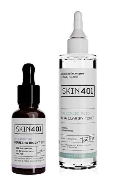 Skin401 Leke Oluşumunu Önlemeye Yardımcı Bakım Rutini (Karma ve Yagli Cilt Tipleri)
