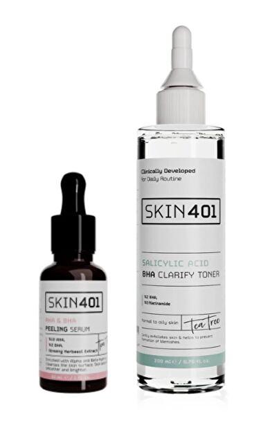 Skin401 Leke Önlemeye Yardımcı Bakım Rutini (Karma ve Yağlı Cilt Tipleri)