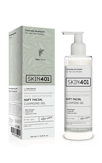 SKIN401 Rice Brightening Soft Facial Cleansing Gel 200ml