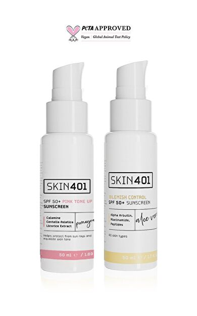 Skin401 Renk Eşitleyici Ve Leke Karşıtı Güneş Kremi Seti
