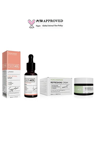 Skin401 Retinol ve Niacinamide Bakım Rutini