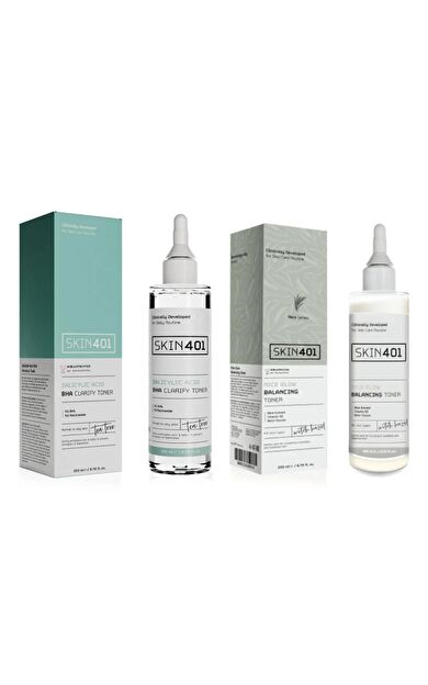 Skin401 Siyah Nokta Karşıtı ve Dengeleyici Tonik 2'li Set
