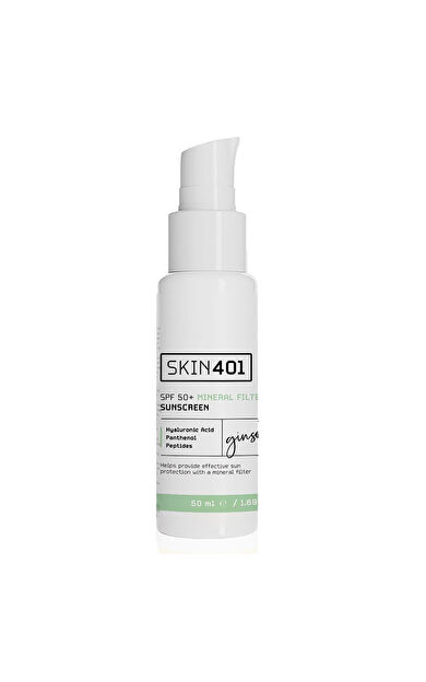 Skin401 Spf 50 Mineral Filtre Güneş Kremi 50 ml