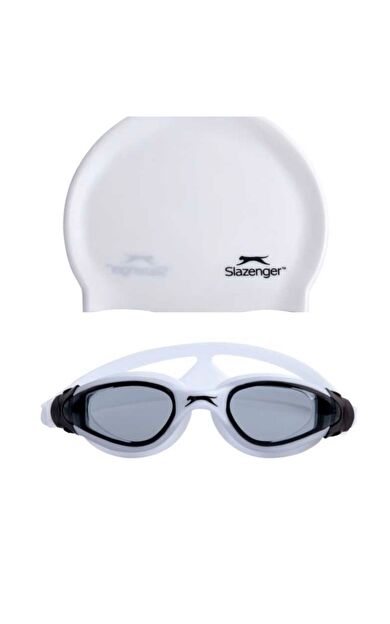 Slazenger Junior Yüzücü Gözlüğü Aero GS16 SmokeSilverSlver+BONE