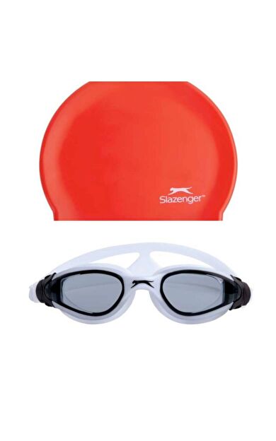 Slazenger Junior Yüzücü Gözlüğü Aero GS16 SmokeSilverSlver+BONE
