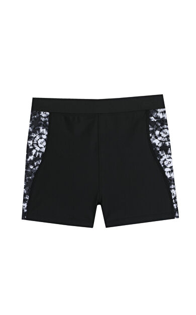 Slazenger Spl Boxer Jn43 Erkek Çocuk Mayo Siyah / Koyu Gri