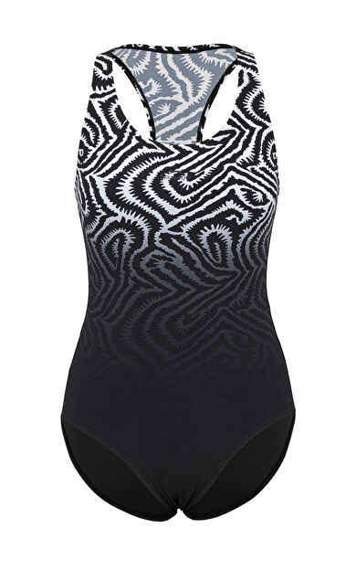 Slazenger Sports Back Ld43 Kadın Mayo Siyah